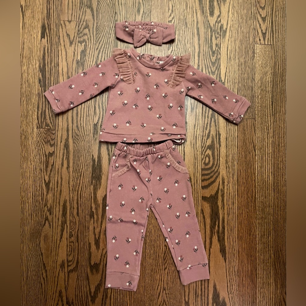 Nicole Miller Mauve Kids Matching Set